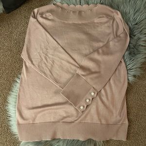 Cable and Gauge pale pink shirt
